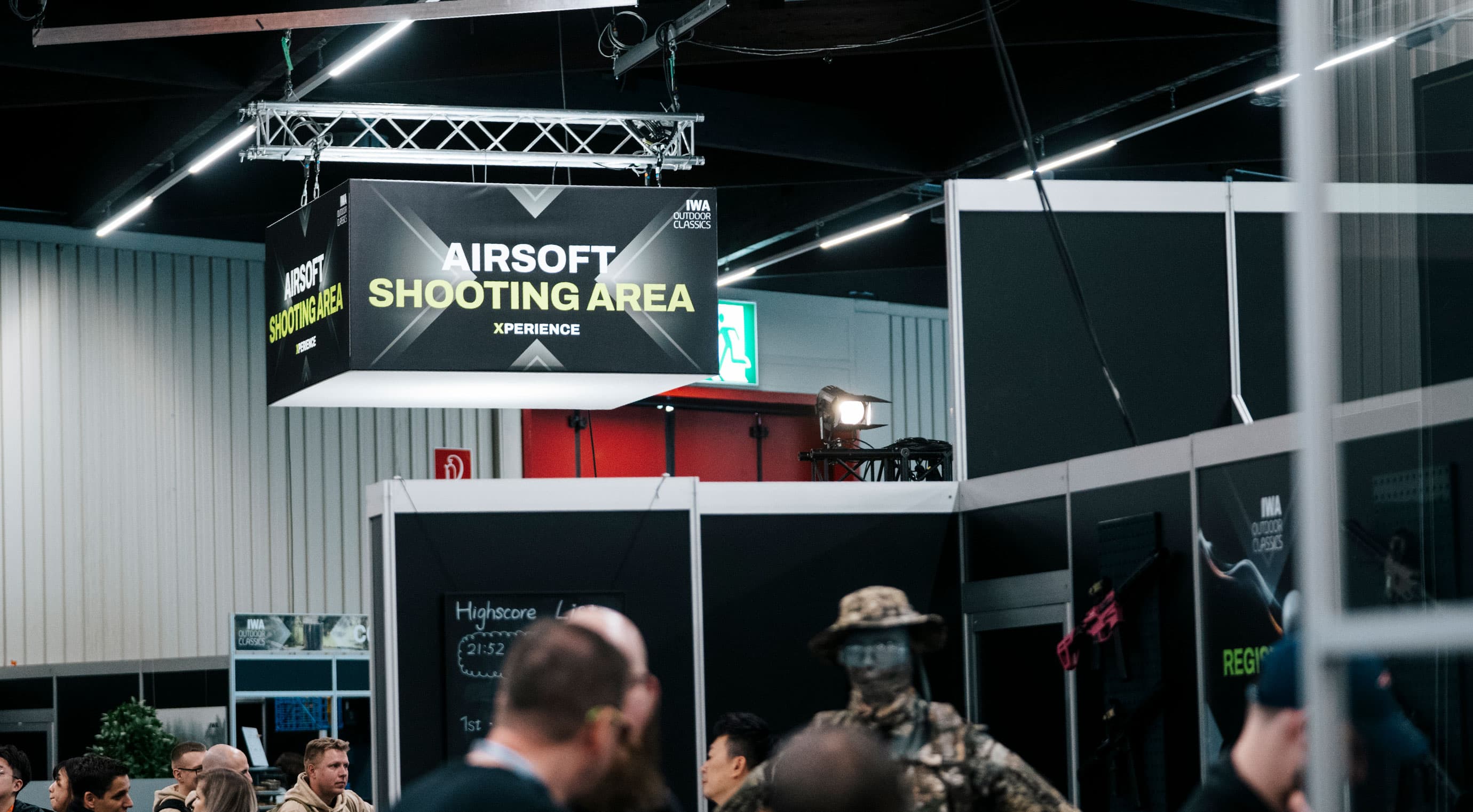 Signage of the AIRSOFT Shooting Area